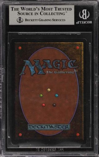 1993 Magic The Gathering MTG Unlimited Ancestral Recall R B BGS 8.  5 (PWCC) 2