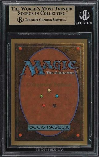 1993 Magic The Gathering MTG Collector ' s Edition Time Vault R A BGS 9.  5 (PWCC) 2