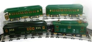 American Flyer Standard Gauge Lighted Passenger Set: 4644 Locomotive,  3 Pass Cars