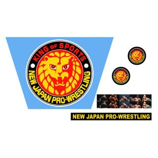 Wwf/wwe Mattel Retro Njpw Japan Pro Wrestling Custom Ring Stickers/decals