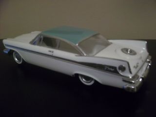 Jo - Han 1959 Plymouth Fury Promo Model Car White With Green Roof