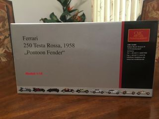 Cmc Ferrari 250 Testa Rossa 1/18 1958 Pontoon Fender M - 071 Mib W