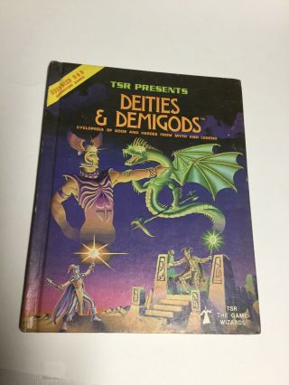 Advanced Dungeons And Dragons Deities And Demigods 1st Print Cthulhu