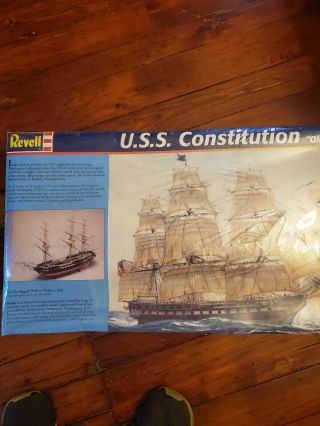 Revell 1/96 Frigate Uss Constitution " Old Ironsides " Model - 1:96