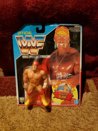 Wwf Hasbro Hulk Hogan 4 Wwe Blue Card Series 5 Moc 1993 Wcw Hollywood Nwo
