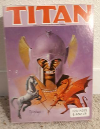 Titan Board Game By Avalon Hill (complete,  Nearly Unpunched)