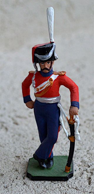 Napoleonic Painted Miniatures 1/32 Figure Metal Toy Soldiers 54mm 8