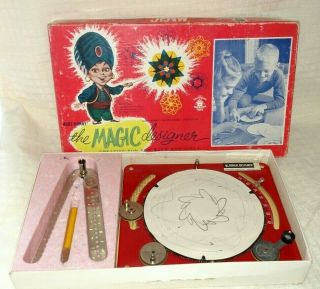 Hoot - Nanny Magic Designer Mechanical Drawing Metal Toy Box W Instructio