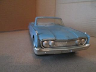 1960 Ford Galaxie Sunliner Conv Dealer Promo DISPLAY PIECE look good blue loose 2
