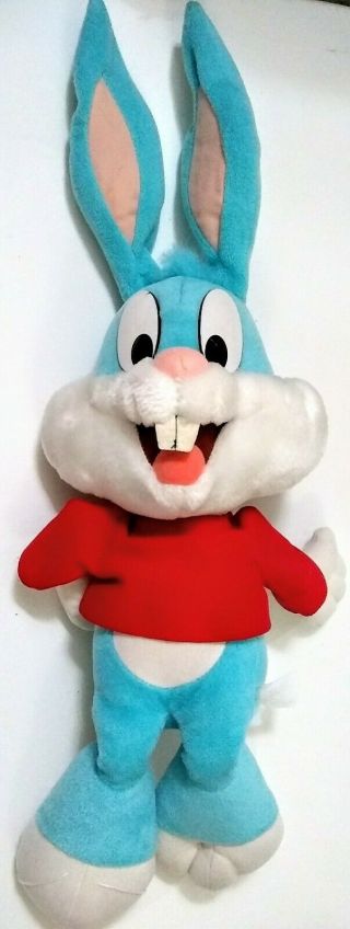 Tiny Toons Looney Tunes Buster Bunny Stuffed Animal Plush Toy Doll Applause 16 "