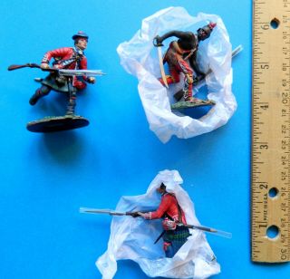 Britains 1:30 Battle Of Bushy Run Set 16039 Painted Metal Toy Soldiers