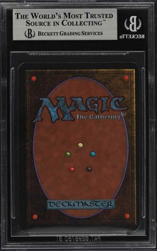 1993 Magic The Gathering MTG Alpha Lightning Bolt C R BGS 8.  5 NM - MT,  (PWCC) 2
