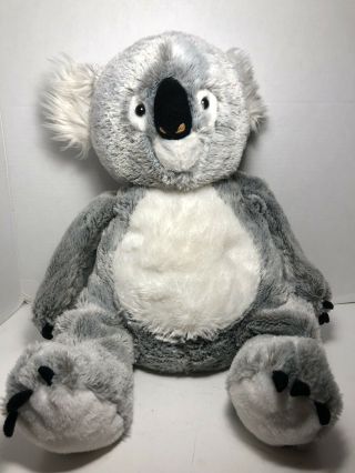 Toys R Us Koala Bear Plush 18 " Stuffed Animal Toy Gray White Soft