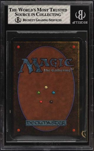 1993 Magic The Gathering MTG Alpha Demonic Tutor U K BGS 7.  5 NRMT,  (PWCC) 2