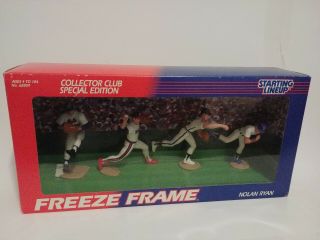 Nolan Ryan Starting Lineup Kenner Collector Club Figure Freeze Frame Slu 1995