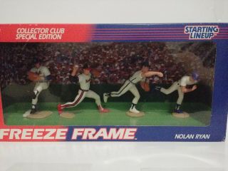Nolan Ryan Starting Lineup Kenner Collector Club Figure Freeze Frame SLU 1995 2