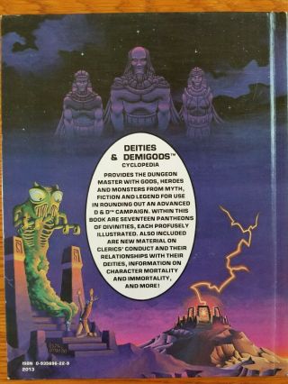 AD&D Deities & Demigods HC TSR Cthulhu Elric Melnibonean Mythos 2