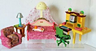 Fisher Price Loving Family Doll House Furniture Mini Van Dolls Dogs Horses 5