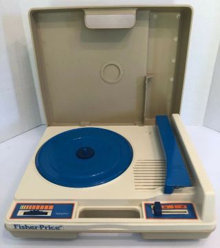 Vintage 1978 Fisher Price 825 Record Player 33/45 Turntable 13 "