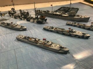 CRUEL SEAS Warlords: German Kriegsmarine Fleet Complete PAINTED 6