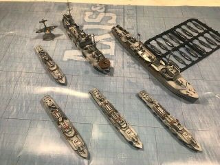 CRUEL SEAS Warlords: German Kriegsmarine Fleet Complete PAINTED 7