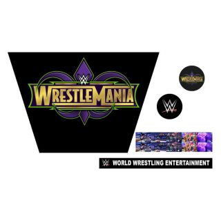 Wwf/wwe Mattel Retro Wrestlemania Xxxiv 34 Custom Ring Stickers/decals