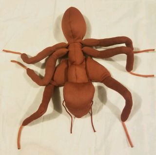 Rare Folkmanis Red Ant Plush Hand Puppet Insect Bug 11 Inch
