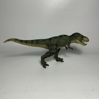 Papo 2012 Dinosaur Green Running T - Rex Figure Tyrannosaurus Rex Detailed