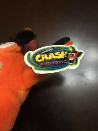 Crash Bandicoot Plush Stuffed Animal Toy Universal Studios Play By Play 2001 3