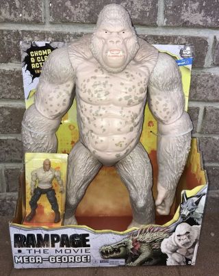 Lanard Toys Mega - George With Davis Okoye (the Rock) From Rampage The Movie