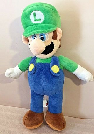 Nintendo Mario Luigi 17 " Large Soft Plush Toy By Good Stuff