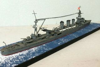 1:700 Scale Built Plastic Model Ship Japanese IJN CL Sendai Cruiser 3