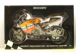 Minichamps 1 6 Scale Honda Rc 211 V Bike