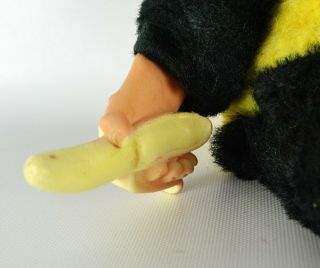 Vintage Zip Zippy Mr Bim Chimp Monkey Beloved Plush Vinyl Toys Stuffed Banana 2