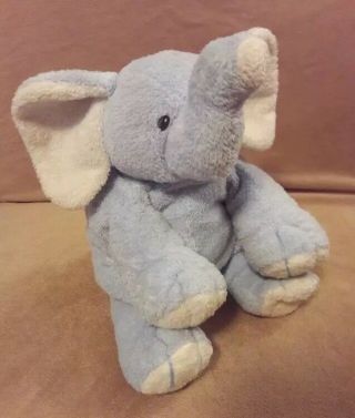 Ty Pluffies Blue Cream Winks The Elephant Plush Stuffed Animal 11 " 2006