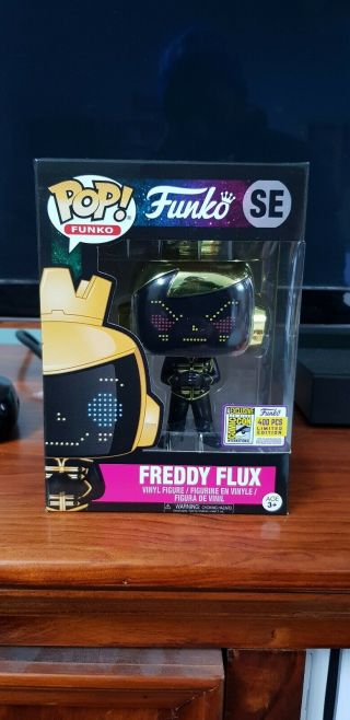 Funko Pop Vinyl Freddy Flux Angry Sdcc 2017 400pce Vhtf