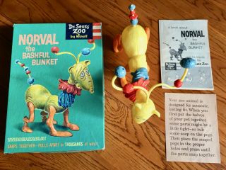 Dr Seuss Zoo Revell Norval The Bashful Blinket Figure Model Kit 1959 Play Toy