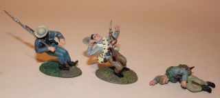 Conte American Civil War,  Confederate Wounded,  3 Figures 2