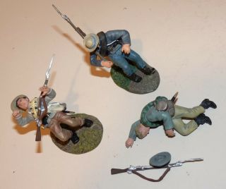 Conte American Civil War,  Confederate Wounded,  3 Figures 5