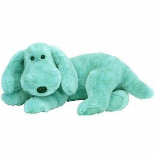 Ty Beanie Buddy - Diddley The Green Dog (12.  5 Inch) - Mwmts Stuffed Animal Toy