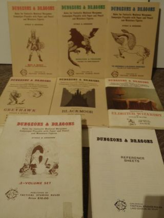 Tsr Dungeons & Dragons Set - Collector 