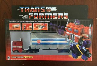 G1 1984 Optimus Prime Boxed 3 • 100 Complete • Generation One Transformer