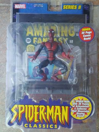 Toybiz Marvel Spider - Man Classics Series 2 Classic Spider - Man Action Figure