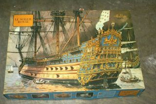 Heller Plastic Model Kit Of The Le Soleil Royal A 17th Century French Flagship
