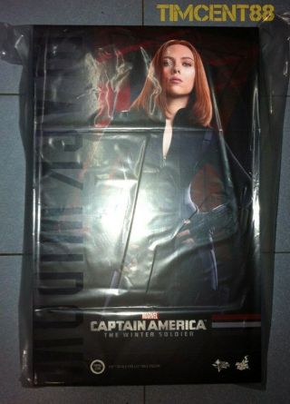 Ready Hot Toys Mms239 Captain America Winter Soldier 1/6 Black Widow Scarlett