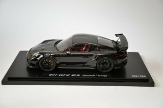 1/18 Spark Porsche 911 (991) Gt2 Rs Weissach Package Black