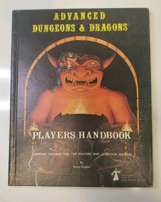 Advanced Dungeons & Dragons Players Handbook 1978 First Edition (3rd Print)