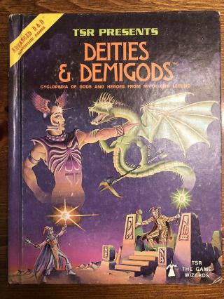 Add - Tsr - Deities And Demigods 2013 (144 Pages) 1st Edition