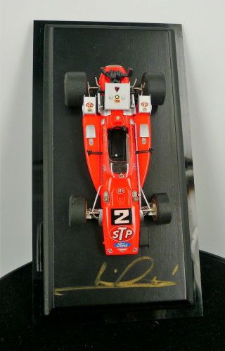 Unknown 1:43 Scale Pro - Built Resin Mario Andretti ' s Indy 500 Winner 1969 - RP - MM 8
