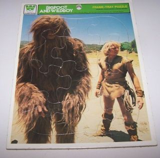 Whitman Krofft Supershow.  Bigfoot And Wildboy.  Frame Tray Puzzle.  T4542 - 2